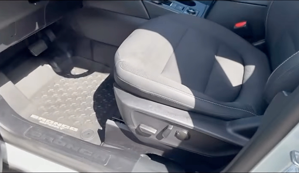 Interior vehicle after detailing